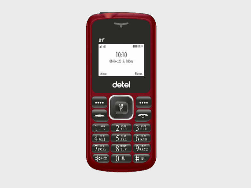 650mAh बैटरी के साथ 399 रुपए में Detel D1+ लॉन्च 650mAh बैटरी के साथ 399 रुपए में Detel D1+ लॉन्च