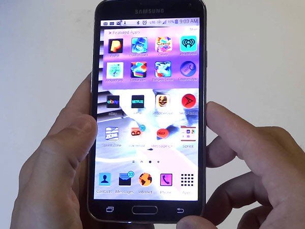 स्क्रीन के कलर को बदलना