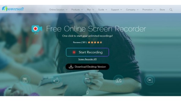 1. Apowersoft Free Online Screen Recorder 
