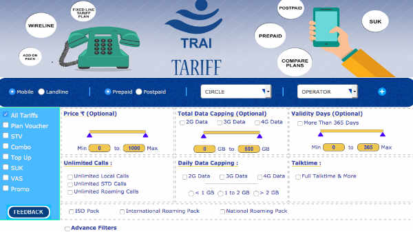 Trai का तोहफा, अब जान सकेंगे कौन सा टैरिफ प्लान है सबसे सस्ता