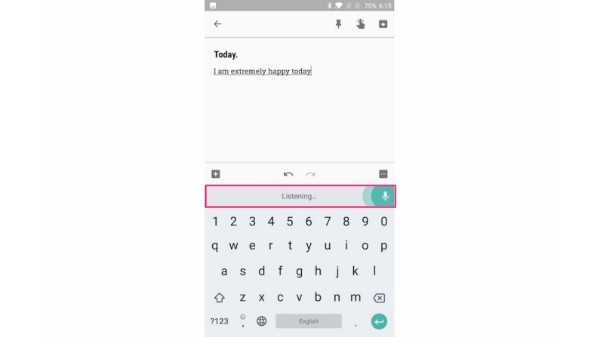 4. Using Google Voice Typing