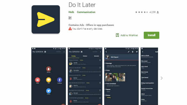 डू इट लेटर (Do it later)