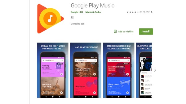 4. Google Play Music