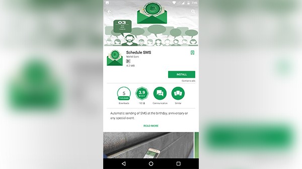  शेड्यूल एसएमएस (Schedule SMS)-