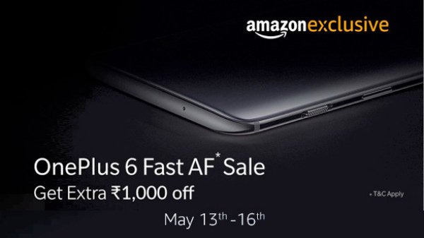 अमेजन ला रही है खास सेल, OnePlus 6 पर कैशबैक और शानदार ऑफर्स