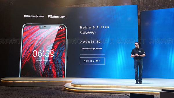 फ्लिपकार्ट पर मिलेगा Nokia 6.1 Plus 
