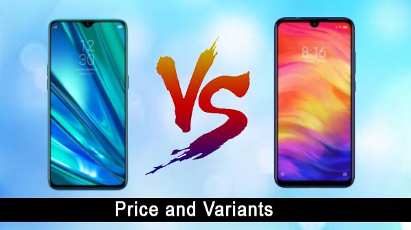 Redmi Note 7 Pro vs Realme 5 Pro: वेरिएंट्स और कीमत