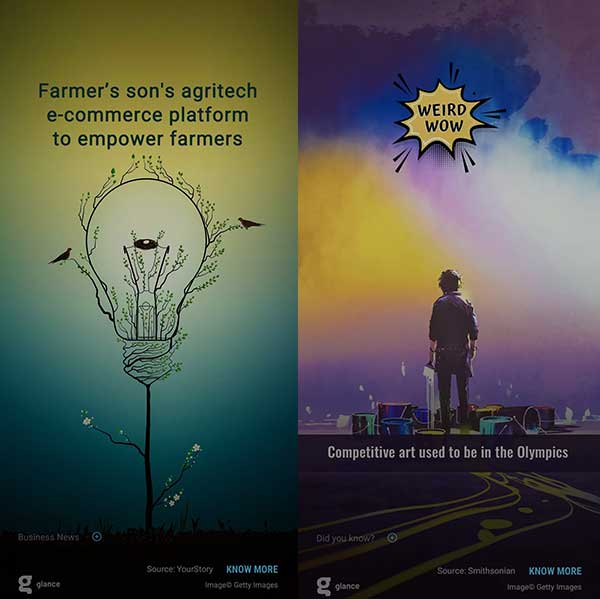 Glance: एक बेहतरीन लॉकस्क्रीन सर्विस, जहां पूरी होगी मल्टीमीडिया की सभी जरूरत  