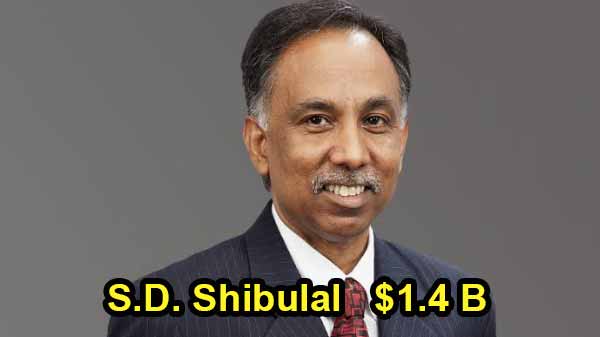 10वें नंबर पर S.D. Shibulal 10वें नंबर पर S.D. Shibulal
