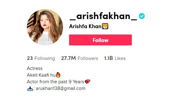 4. Arishfa Khan