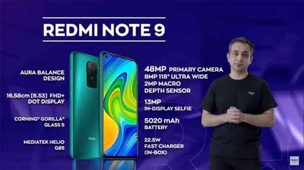 Redmi Note 9 भारत में हुआ लॉन्च, कम कीमत में मिलेंगे बेहतरीन फीचर्स