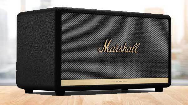 5. Marshall Stanmore II Voice 80 W Bluetooth Speaker (Rs. 31,999)