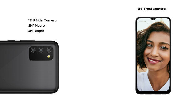 Samsung Galaxy M02s की बैटरी