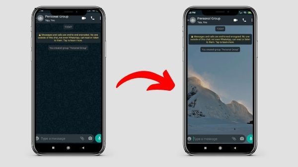 Android मोबाइल में WhatsApp Chat में Custom Wallpaper सेट कैसे करें