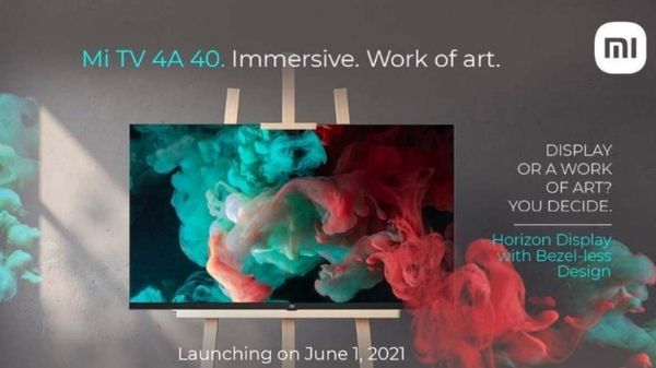 इस दिन लॉन्च होगी Xiaomi Mi TV 4A 40 Horizon Edition, मिलेंगे ये फीचर्स इस दिन लॉन्च होगी Xiaomi Mi TV 4A 40 Horizon Edition, मिलेंगे ये फीचर्स