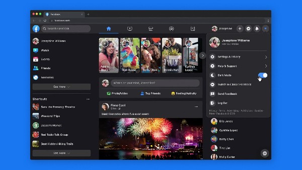 फेसबुक ऐप में डार्क मोड को ऑन या ऑफ कैसे करें? 