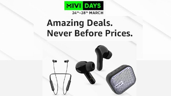 Amazon Mivi Days Sale: मिवी के इन ईयरफोन और स्पीकर्स पर मिल रही है भारी छूट Amazon Mivi Days Sale: मिवी के इन ईयरफोन और स्पीकर्स पर मिल रही है भारी छूट