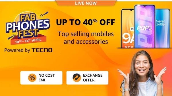 Amazon फैब फोन्स फेस्ट सेल में इन स्मार्टफोन पर मिल रही हैं 40% तक की छूट Amazon फैब फोन्स फेस्ट सेल में इन स्मार्टफोन पर मिल रही हैं 40% तक की छूट