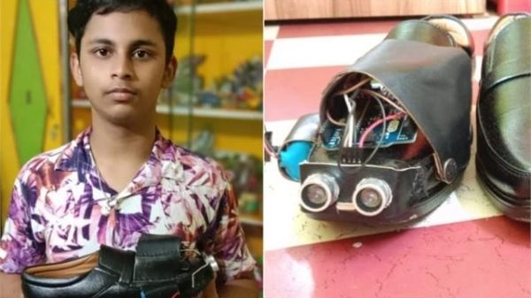 9वीं के इस स्टूडेंट ने बनाया स्मार्ट शू, ब्लाइंड लोगों को दिखायेगा रास्ता, जानिए कैसे करता है काम 9वीं के इस स्टूडेंट ने बनाया स्मार्ट शू, ब्लाइंड लोगों को दिखायेगा रास्ता, जानिए कैसे करता है काम