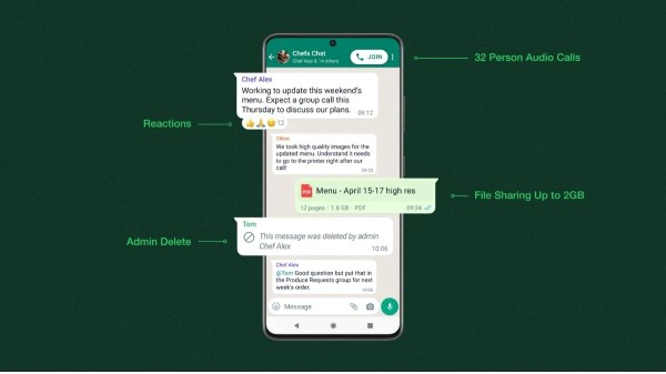 WhatsApp Features: व्हाट्सएप ने पेश किए सबसे धाँसू फीचर्स, अब कर सकेंगे 2GB की फाइल शेयर WhatsApp Features: व्हाट्सएप ने पेश किए सबसे धाँसू फीचर्स, अब कर सकेंगे 2GB की फाइल शेयर