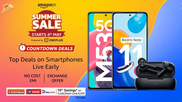 Amazon summer sale : Smartphones पर मिल रही है 5 बेहतरीन डील्स Amazon summer sale : Smartphones पर मिल रही है 5 बेहतरीन डील्स