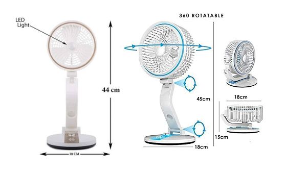 सिर्फ 1099 रु में मिल रहा है बिना लाइट चलने वाला टेबल फैन
