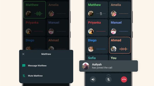 WhatsApp पर ग्रुप कॉलिंग के लिए आया नया फीचर, अब होस्ट कर सकेंगे यूजर्स को म्यूट WhatsApp पर ग्रुप कॉलिंग के लिए आया नया फीचर, अब होस्ट कर सकेंगे यूजर्स को म्यूट