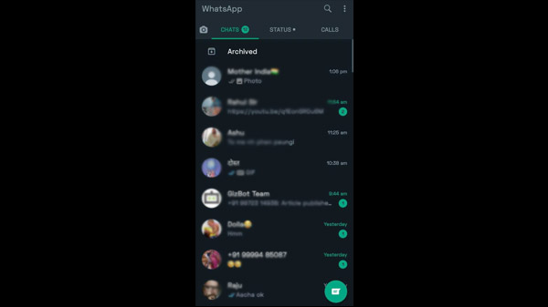  WhatsApp पर किसी व्यक्ति या ग्रुप चैट को Unarchive  कैसे करें