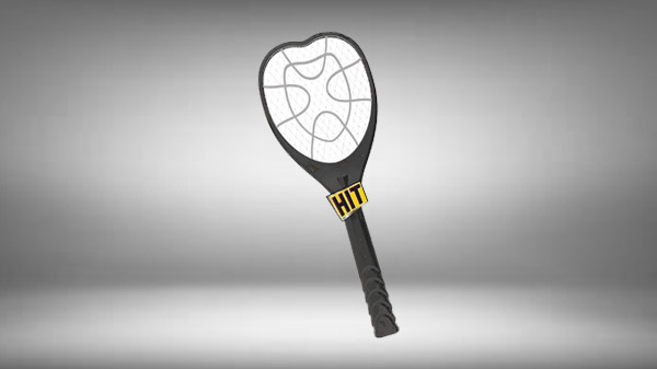 HIT Anti Mosquito Racquet Rechargeable Insect Killer Bat with LED Light