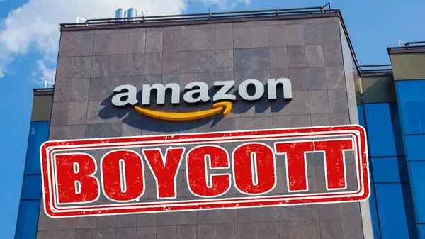 Boycott Amazon के लग रहे नारे! दर्ज हुई पुलिस कम्प्ले,जाने मामला Boycott Amazon के लग रहे नारे! दर्ज हुई पुलिस कम्प्ले,जाने मामला