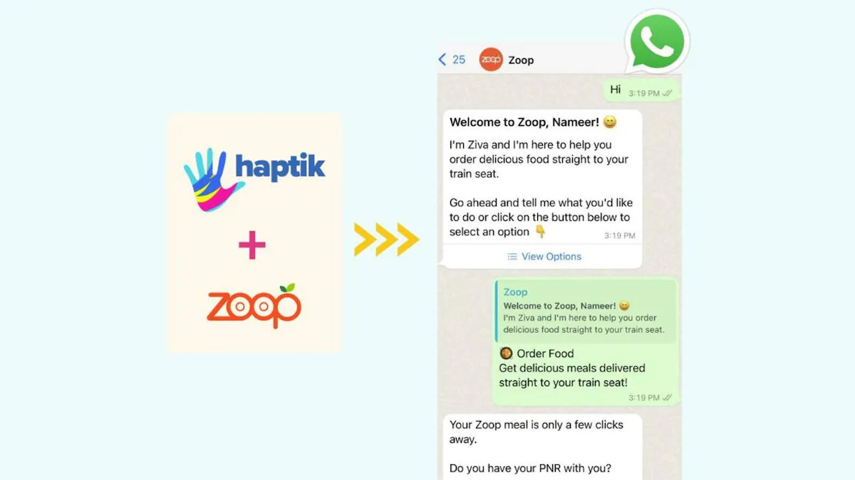ट्रेन यात्रियों के लिए खुशखबरी! अब WhatsApp से करें खाना ऑर्डर ट्रेन यात्रियों के लिए खुशखबरी! अब WhatsApp से करें खाना ऑर्डर