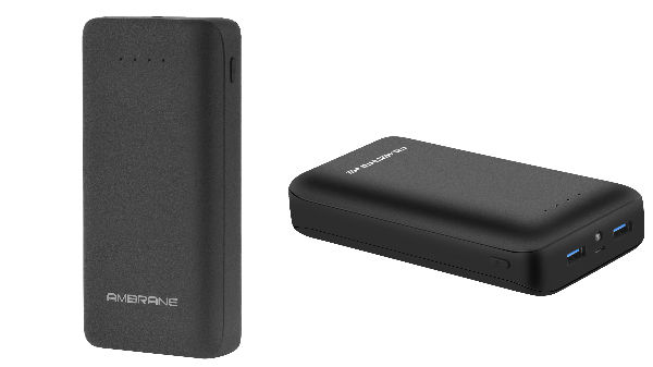 5. Ambrane 10000 mAh Lithium Polymer Power Bank