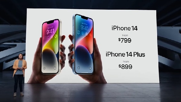 iPhone 14, iPhone 14 Plus हुआ लॉन्च, कई बड़े बदलाव के साथ जानें कीमत iPhone 14, iPhone 14 Plus हुआ लॉन्च, कई बड़े बदलाव के साथ जानें कीमत