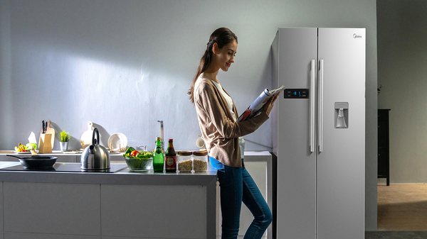 Midea 591L Side By Side Refrigerator with Inverter