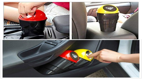 Mini Car Trash Bin कैन होल्डर डस्टबिन Mini Car Trash Bin कैन होल्डर डस्टबिन