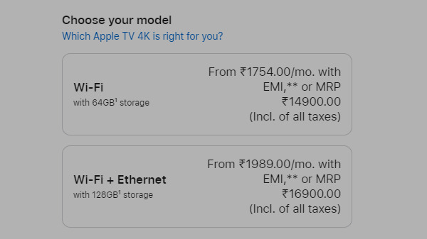 Apple TV 4K को iPad और iPad Pro M2 के साथ किया गया लॉन्च, कीमत 14 हजार Apple TV 4K को iPad और iPad Pro M2 के साथ किया गया लॉन्च, कीमत 14 हजार