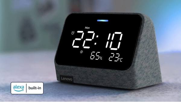 5. Lenovo Smart Clock Essential with Alexa Built in