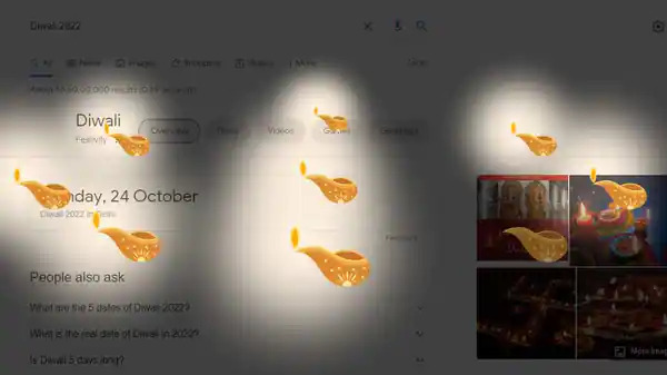 Google ने दिया यूजर्स को 'Diwali Surprise, आप भी सर्च करें Google ने दिया यूजर्स को 'Diwali Surprise, आप भी सर्च करें