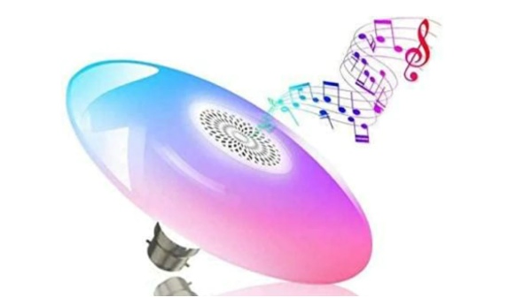 2. UFO LED RGB Bluetooth Speaker Bulb 