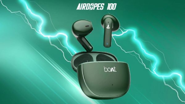 boAt Airdopes 100 TWS 50 घंटे की बैटरी लाइफ के साथ लॉन्च boAt Airdopes 100 TWS 50 घंटे की बैटरी लाइफ के साथ लॉन्च