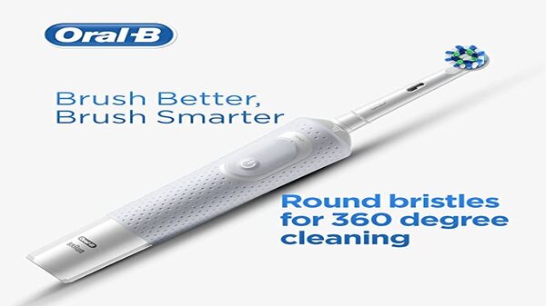 4- Oral B Vitality 100 White Criss-Cross Bristles