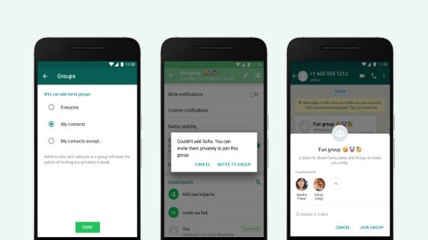 1. Group Privacy Settings 1. Group Privacy Settings