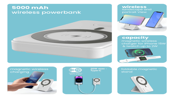 Apple Stuffcool 5,000mAh मैग्नेटिक वायरलेस पावर बैंक किया लॉन्च Apple Stuffcool 5,000mAh मैग्नेटिक वायरलेस पावर बैंक किया लॉन्च