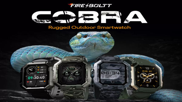 Fire-Boltt Cobra स्मार्टवॉच भारत में लॉन्च, ब्लूटूथ कॉलिंग के साथ IP68