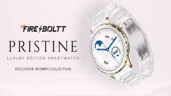 महिलाओं के लिए Fire-Boltt प्रिस्टिन स्मार्टवॉच भारत में लॉन्च