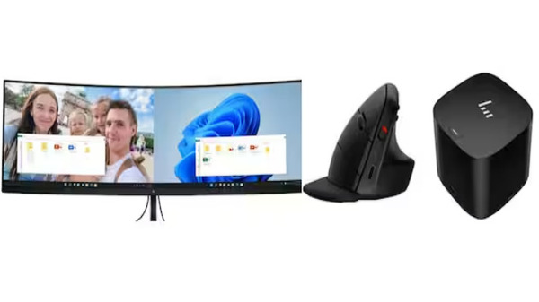 HP ने भारत में लॉन्च किया 45 इंच का कर्व्ड डिस्प्ले, वर्टिकल माउस