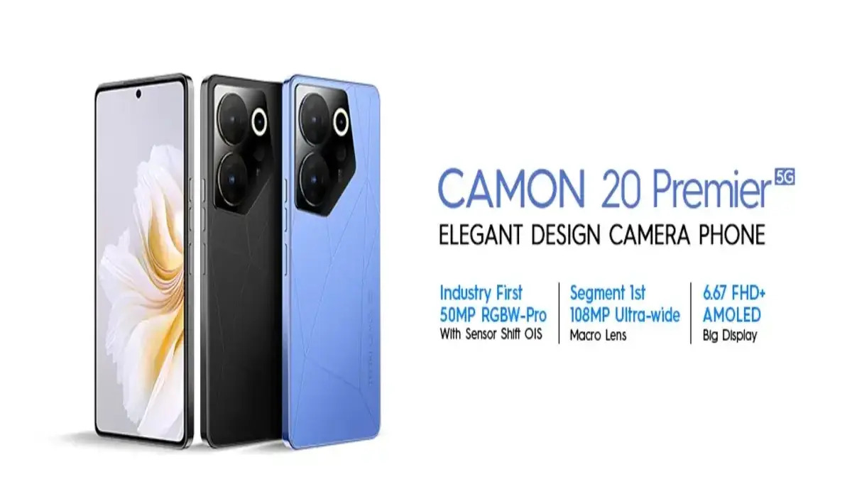 Tecno Camon 20 Premier 5G भारत में लॉन्च,इन खूबियों से लैस,जानें कीमत 