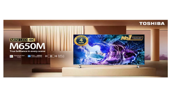 Toshiba 4K मिनी LED स्मार्ट टीवी  भारत में लॉन्च, जाने कीमत