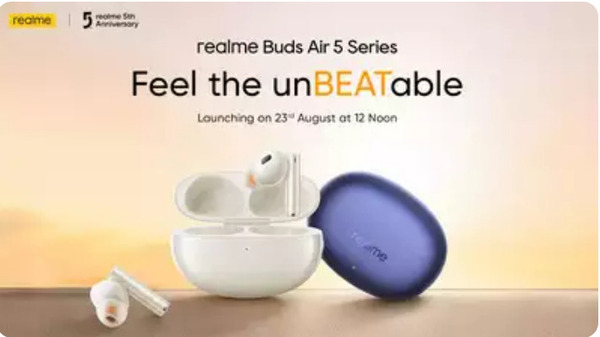 Realme Buds Air 5, Air 5 Pro भारत में Realme 11 5G के साथ होगा लॉन्च