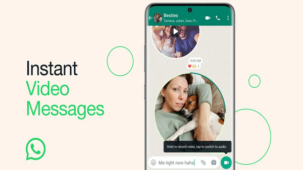 WhatsApp ने पेश किया लेटेस्ट फीचर, अब अपनों को भेज सकेंगे वीडियो मैसेज